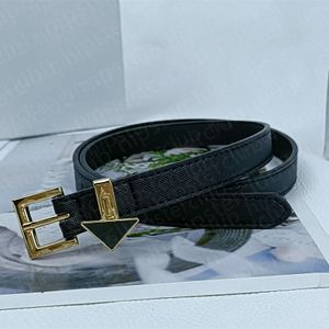 Designer Belt Womens Belt Metal Gold Silver Buckles Woman Belt Triangle Pendant 4 Color Fashion Stripe Texture Läder Midjebandbredd 2,0 cm med låda