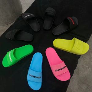 Sandals, slippers, slides men's classic letters black, white, black and white color matching women's and men's slippers, sandals, sandals 5A+ 52503