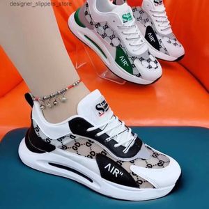 Dress Shoes New sports shoes for women breathable and versatile in summer student white shoes fashionable internet famous casual dad shoes Q240316