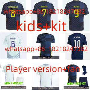 Top 24251: 1 Camisa de futebol da Copa Européia da Copa da Europa Scottish National Team Football Bag McGinn McTominay Robertson Kit Infantil Conjunto Adams Gilmour Robertson D Player