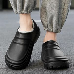 Slippers Winter Couple's Home Cotton Shoes Closed Toe Keep Warm Plus Veet Slip On For Men Women Indoor Casual Platform Summer Hot With Box