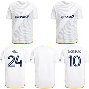 2024 2025 Futebol LA Los Angeles Galaxy Jerseys 9 JOVELJIC 20 CERRILLO 8 DELGADO 2 YAMANE 10 PUIG 7 FAGUNDEZ 4 YOSHIDA 5 BRUGMAN 24 NEAL Camisa de futebol Kits Uniforme