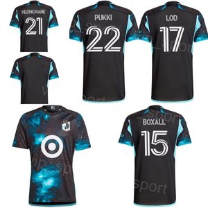 Minnesota United FC 24-25 Fußball 14 Tani Oluwaseyi Trikot Mans 31 Hassani Dotson 10 Emanuel Reynoso 17 Robin Lod 8 Joseph Rosales Alejandro Bran Fußballtrikot-Kits