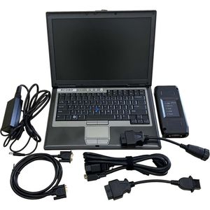 VCADS Pro 2.40 para ferramenta de diagnóstico de caminhão Volvo com vários idiomas e laptop d630