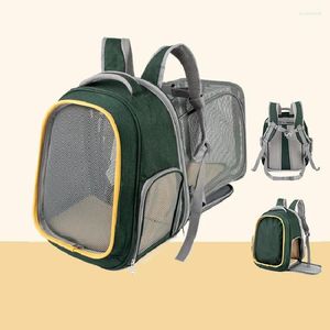 Katzenträger, Rucksack, Hundetasche, erweiterbares Netz, atmungsaktiv, faltbar, Reisetaschen für Haustiere, für kleine Hunde, Katzen, Kaninchen, Zubehör