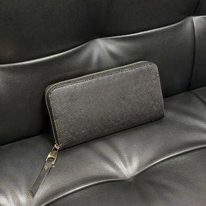 Diamond Black Flower Brand Bag Wallet Wallet Wallet Luxury ، مصمم حقيبة من الرجال