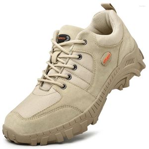 Sapatos de fitness puamss homens caminhadas respirável combate tático botas do exército treinamento no deserto tênis antiderrapante trekking para