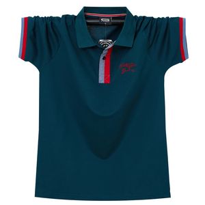 Fashion Summer Cotton Polo Shirt Men Short Sleeve Buttton Collar Summer Slim Fit Shirt Striped Streetwear Casual Male Polo Shirt 240306