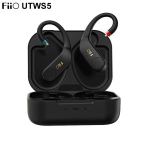 Headphones FiiO UTWS5 True Wireless Bluetooth Amplifier 96kHz/24bit Hires wireless QCC5141 AK4332 D/A Chip MMCX with Charging Case