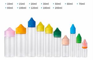 도매 고릴라 애완 동물 병 전자 액체 병 유니콘 30ml 애완 동물 재료 vaper 퍼프 바 맞춤형 색상, 크기 디자인을위한 자녀 방지 및 명백한 증거 캡