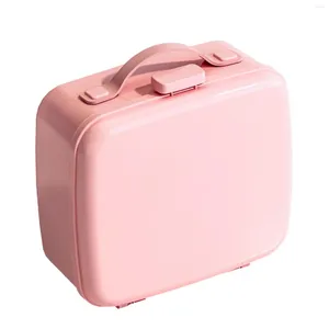 Storage Bags Multipurpose Box Sewing Supplies Makeup Organizer Cosmetic Bag For Desktop Vacation Bathroom Countertop