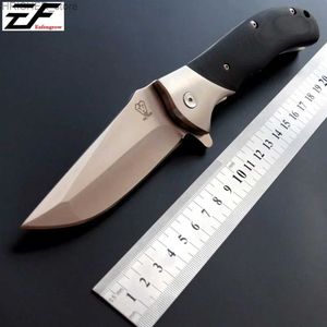 Tactical Knives Eafengrow EF05 folding knife 9Cr18mov blade+G10 handle tactical survival knife outdoor camping EDC ToolL2403