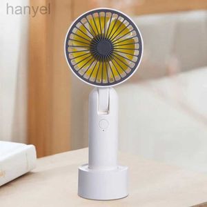 Electric Fans Mini Portable Fan 3 Speed Adjustable Fans For Home Office Electric Fans USB Rechargeable Air Cooler 240316