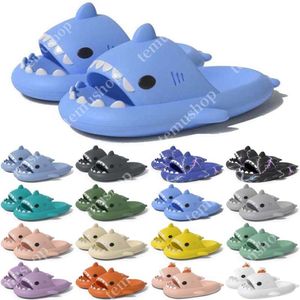 Spedizione gratuita Designer squalo diapositive sandali pantofola cursori per uomo donna sandali scivolo pantoufle muli uomo donna pantofole scarpe da ginnastica infradito sandali color40