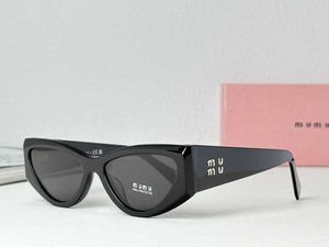 Дизайнерская мода Miu Frames Дизайнерские солнцезащитные очки Женские безрамочные большие негабаритные брендовые очки Carti Оптические солнцезащитные очки Прямоугольная металлическая оправа Женские мужские очки cat