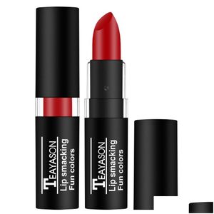 Lipstick Wodoodporny matowy płyn krem ​​nawilżający fioletowe szminki długotrwały y czerwony czarny błyszczyk do makijażu hurtowego dostarczanie kropli dhdki