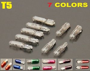 100 PCS 286 T5インテリアダッシュボードライトゲージインストルメントバルブカーオートサイド5588782