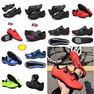 MTBQ Cyqcling Sahoes Men Sports Dirt Road Biske Shoes Flat Speed ​​Cycling Sneakers Flats Mountain Bicycle Footwear Spd Cleats Shoes Gai Gai