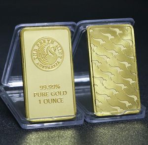 Arts And Crafts Independent Gift Souvenir Bar Gold Number Coins Serial Business Collection USA, Germany, Europe Square commemorative block