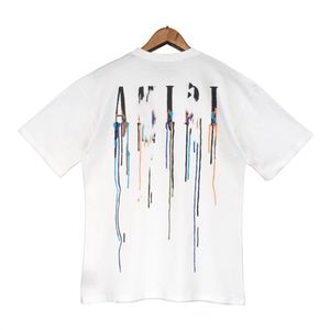 Amirir Designer Camiseta Gráfico Tee Mens Camisetas Amirs Clássico Oversized Homens Luxo Designs Pintura Tops Mulheres Verão Impresso Algodão Hip Hop Moda Pulôver