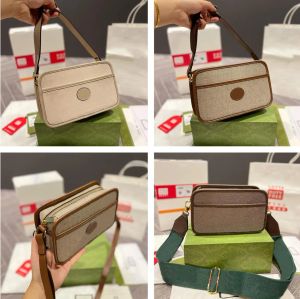 Top Evening Bags Vintage Canvas Waist Purse Men Women Messenger Bag Fashion Shoulder Crossbody Bags Ophidia Designer Luxury Handbags Phone Camera Purses Have Box