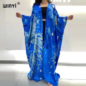 Tanks Winyi Kimono 2021 European Populano abiti da spiaggia sexy da spiaggia per donne BOHO crittografate di alta qualità festa di alta qualità caftan