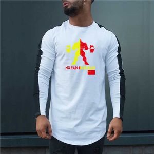 Erkekler Sıradan Gömlekler Yeni Yuvarlak Boyun Pamuklu Kazak Sonbahar Yakışıklı Trendi Çok yönlü Pullover Dipli T-Shirtc24315