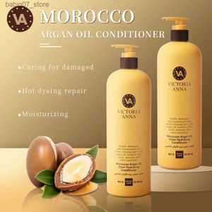 Schampo Conditioner Marockan Argan Shampoo Moisturizing Conditioner för torrt hårtyp Multifunktionella kvinnors hårvårdsprodukter Q240316