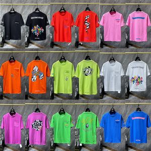 T-Shirt Sommer T-Shirts Mode Herren Damen Designer T-Shirts Langarm Tops Baumwolle T-Shirts Kleidung Polos Kurzarm Hochwertige Hellstars-Kleidung