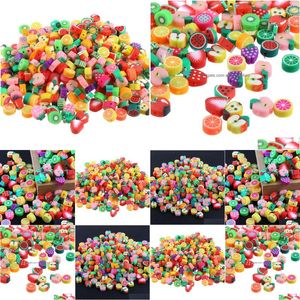 Metals 200Pcs/Lot Polymer Clay Metals Loose Beads Mixed Color Spacer For Jewelry Making Diy Bracelet Necklace Drop Delivery Jewelry L Dhhcl