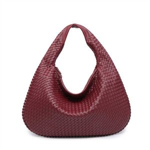 Shoulder Bags Crescent Shaped Designer Handbags Womens Tote Bag French High-end Handmade Woven Hand-held Dumpling 240311