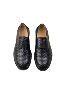 Sıradan Ayakkabı Derby Moda Kişilik Kıdemli Yakışıklı Konforlu Çok Yönlü 2024 Sonbahar ve Kış 0118