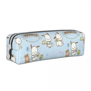 Pochacco Cartoon Pencil Cases Cute Dog Pencilcases Pen Holder For Student Large Storage Bag Students School Presenter Stationery