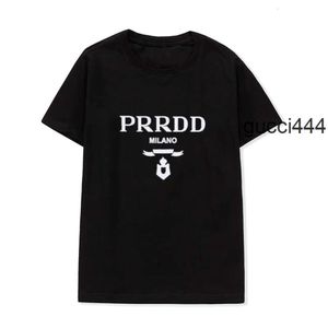 Tee praddas pada prd mężczyzna ppdda męskie mens zwyczajny czarny druk kreatywny t krótka koszula solidna oddychająca tshirt rękaw Slim Fit Crew Szyja Białe męskie koszulki QY2U