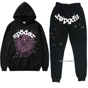 Designer Mens Hooded Spider Hoodie Young Thug Sp5der Bluzy Women bluzy spodnie Web Printed 555555 Graphic Y2K Bluzy Rozmiar S-2xl 5368