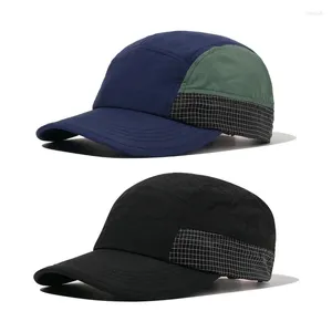 Ball Caps Splice Drawstring Quick Drying Shade Men Baseball Cap Korean Version Sun Protection Breathable Women Dad Hat Snapback