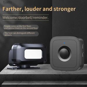 Doorbells Wireless doorbell PIR store M12 welcome motion sensor infrared detector induction alarmH240316