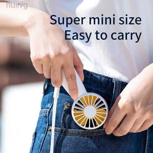 Electric Fans Handheld small fan Mini portable usb charging model hand holding electric desktop office desk 240316