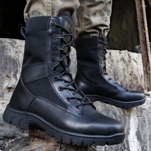 Fitness Shoes Combat Military Boots Ultralight Breathable Desert Tactical Training Men Women High-top Outdoor Hiking Climbing Army