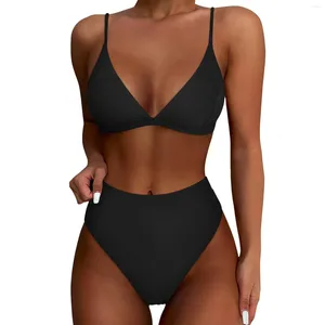 Mulheres Swimwear Mulher Maiô Com Shorts Mulheres Cintura Alta Biquíni Sexy Push Up Duas Peças Maiôs Vintage Ternos de Banho Para Meninos 16-18