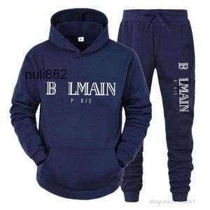 Ballman BalMin Balmani Mens Tracksuits Tracksuit Designer Hoodie Suit Pure Cotton Fashion Trousers Sweatshirt Sportkläder Samma kläder för älskare M3XL 6 5BXJ