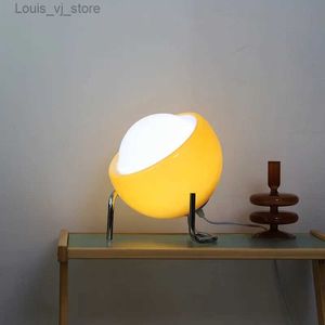 Настольные лампы Bauhaus Planet Creative Glass Table Lamp Study Спальня Прикроватная тумбочка Студия Домашняя атмосфера Декоративные протеиновые шарики Настольные светильники Подарки YQ240316