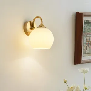 Wall Lamp Girl's Bedroom Light Home Indoor Decor Led Lighting Matsal Bedside Foyer Hallway Sconce Lamps 6pa