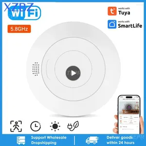 Smart Home Control Tuya Wi -Fi detektor obecności człowieka MMWAVE PIR Motion Wykrywanie luminancji Wbudowane w przekaźnik do oświetlenia