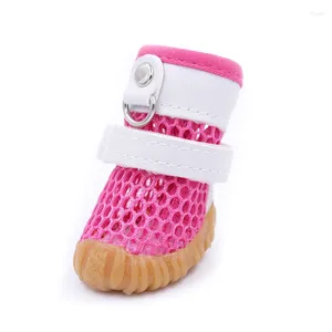 Dog Apparel Pet Teddy Shoes Spring And Summer Breathable Mesh Small Soft Bottom Dogs Pets Accessories