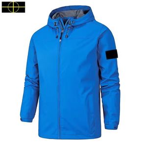 Jaqueta de pedra Plus Tamanho Casaco Novo Rushsuit Men de Men's Men's Sports Men de manga longa Zíper ao ar livre Casaco de casaco à prova d'água masculino CP 77