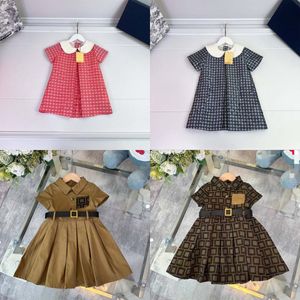 Baby Dress Girls Kids Designer Brand Clothes Toddlers kjol Set Cotton Spädbarnskläder uppsättningar storlek 73-160