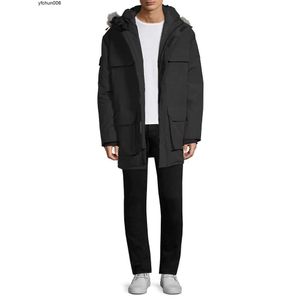 Parkas Casacos Mens Mulheres Designers Jaquetas Veste Homme Inverno Jassen Puffer Big Fur Hoody Fourrure Outerwear Impressão Ao Ar Livre Quente Casual Canadense {categoria}