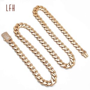 Miami Cuban 8.75mm Link Chain Gold Miami Cuban Link Chain para Homens Miami 18k Colares de Ouro Real Au750 Ouro 18k Real Cha