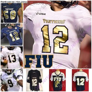 Custom 2024 Florida International FIU Football Jersey NCAA College Kaylan Wiggins James Morgan Anthony Jones Napoleon Maxwell T.Y. Hilton